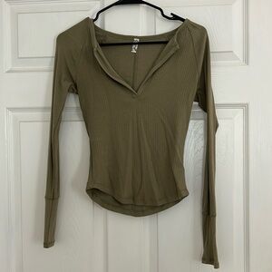 Free People v-neck long sleeve